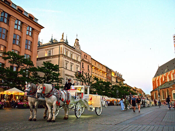 Krakow horse carriage