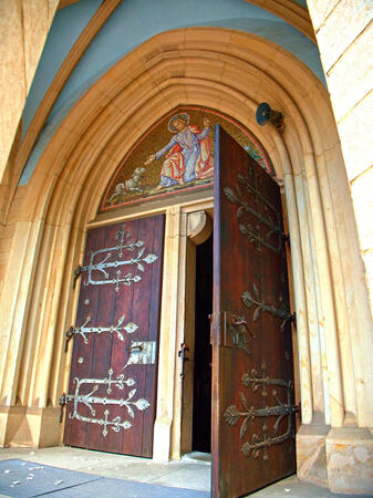 church doors