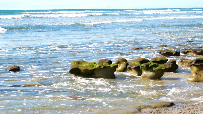 green rocks
